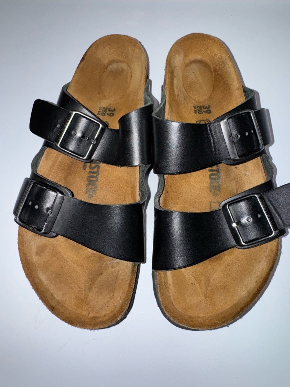 Birkenstock Womens Black Two-Strap Sandals - Picture 2 of 9